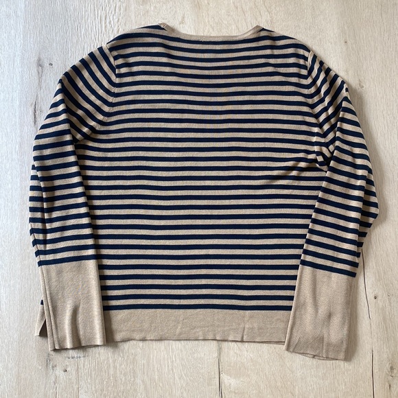 Eileen Fisher Silk Tencel Stripe sweater XL EUC - Picture 7 of 10